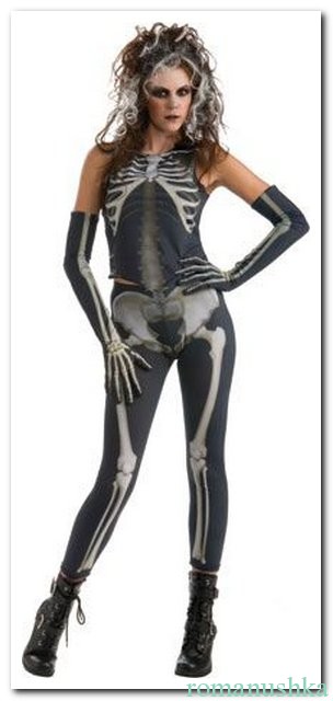 скелет на Хэллоуин