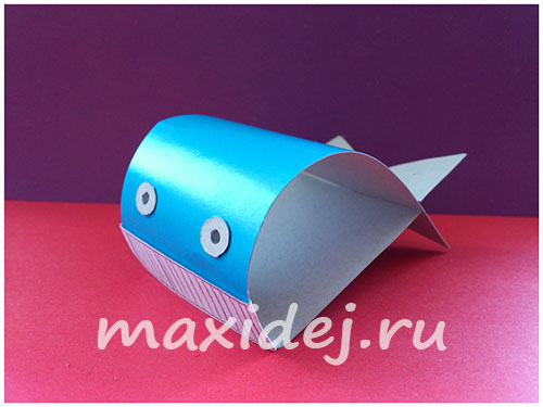 кит из бумаги для детей